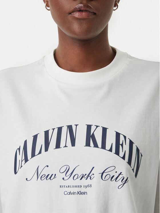 Calvin Klein Jeans Calvin Klein Jeans Camiseta LV047F813G Blanco Boxy Fit