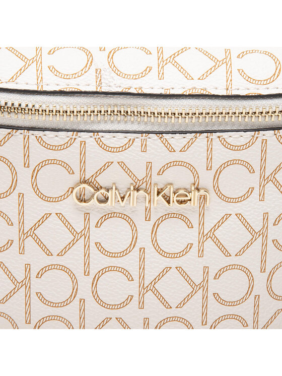 Calvin Klein Τσαντάκι Μέσης﻿ Calvin Klein Waistbag Monogram K60K608139 Λευκό