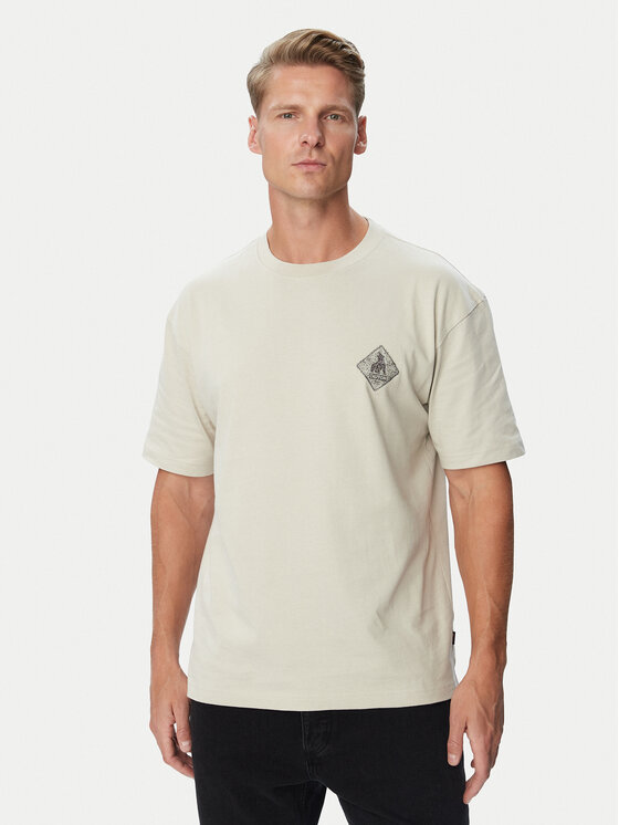BOSS BOSS Camiseta Te Tools 50571290 Beis Regular Fit