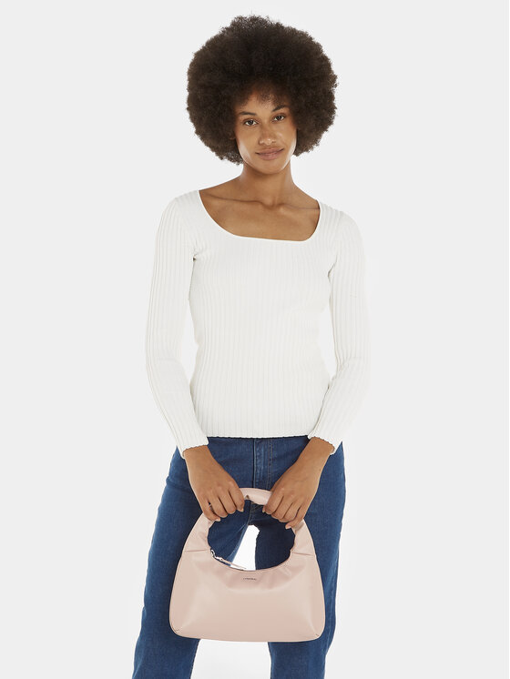 Calvin Klein Ročna torba Calvin Klein Emma K60K611915 Bež