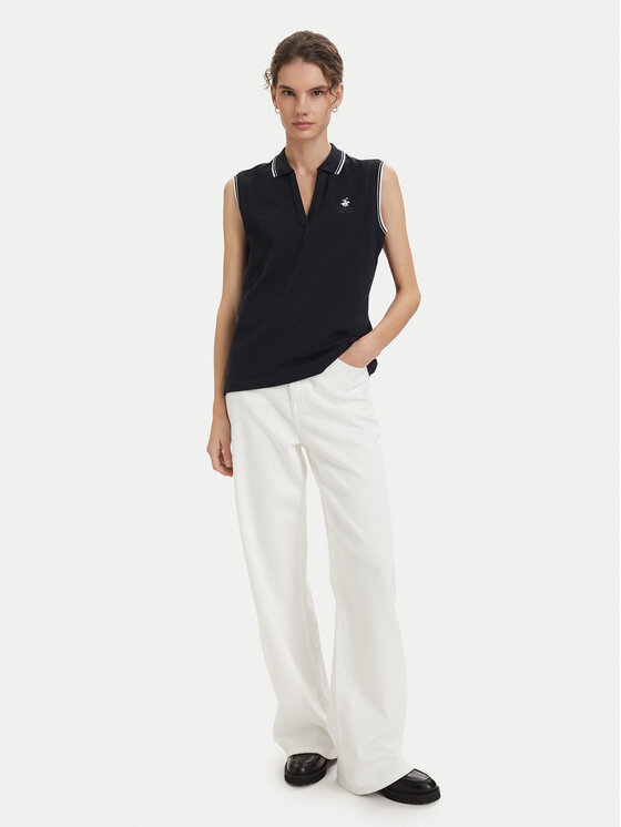 Beverly Hills Polo Club Beverly Hills Polo Club Polo P-SS26W-P0022 Azul marino Regular Fit