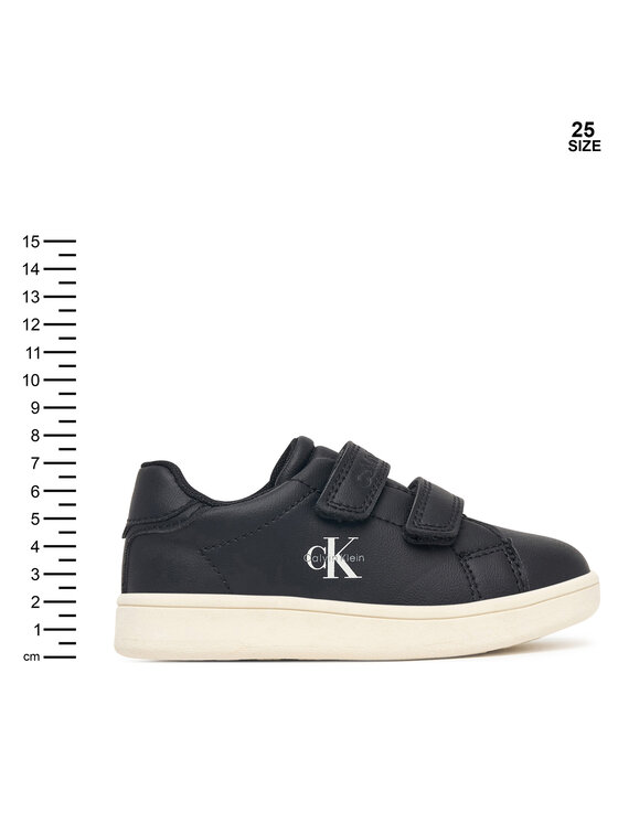 Calvin Klein Sneakersy Calvin Klein Low Cut Velcro Sneaker V1X9-83440-1355 M Czarny