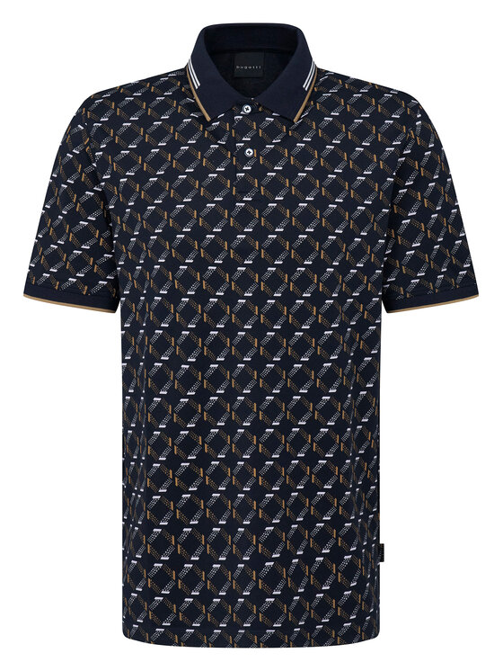 Bugatti Bugatti Polo 8150-75032C Azul marino Regular Fit
