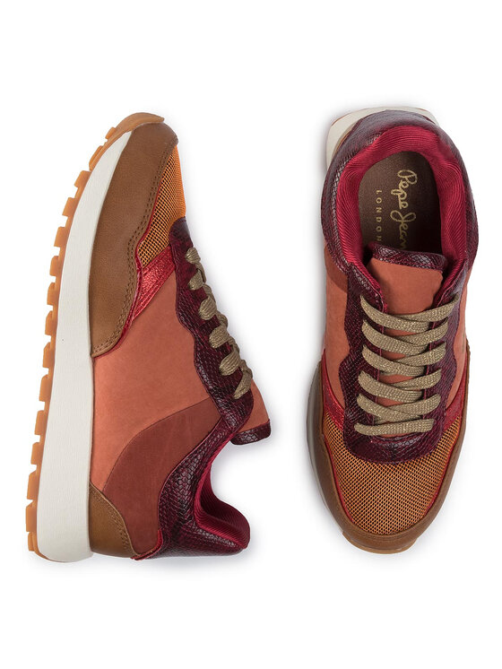 Pepe Jeans Снікерcи Pepe Jeans Dean Mon PLS30885 Оранжевий