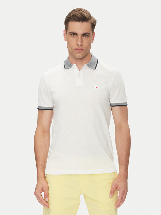 Tommy Hilfiger Tommy Hilfiger Polo MW0MW33140 Bianco Regular Fit