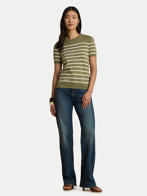 LAUREN RALPH LAUREN LAUREN RALPH LAUREN Camiseta Eyelah 200P13973001 Verde Regular Fit
