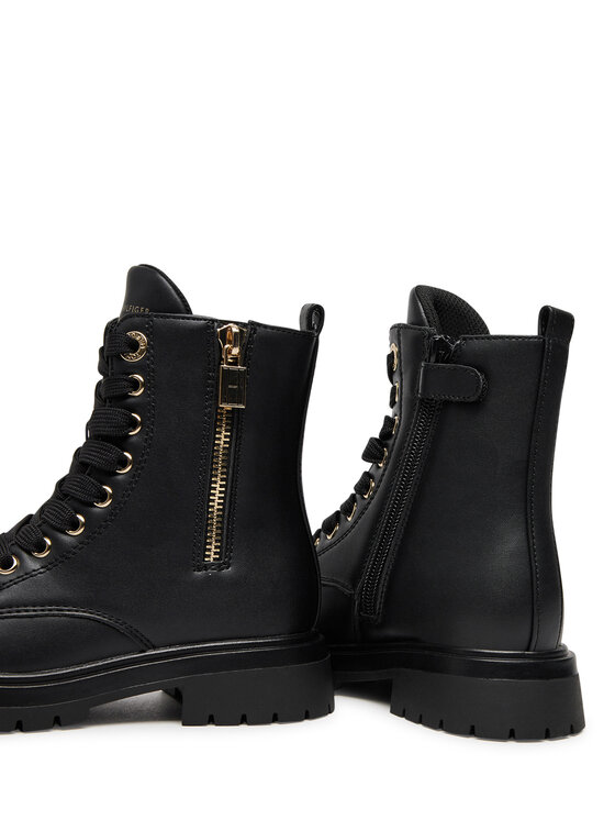 Tommy Hilfiger Turistická obuv Tommy Hilfiger Lace-Up Bootie T3A5-33567-1351 M Černá