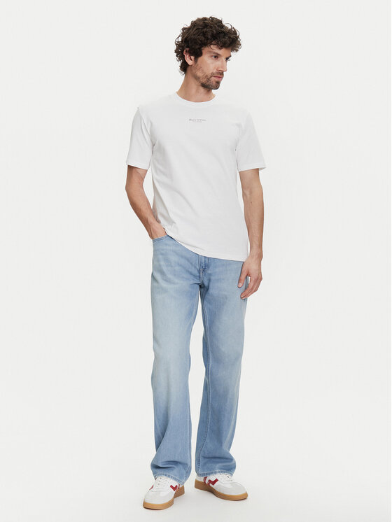 Marc O'Polo Marc O'Polo Футболка B21 2012 51382 Білий Regular Fit