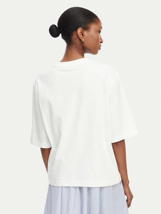 Tommy Hilfiger Tommy Hilfiger Camiseta Classic WW0WW50948 Blanco Relaxed Fit