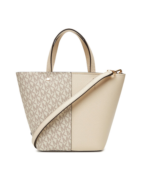 MICHAEL Michael Kors Дамска чанта MICHAEL Michael Kors Flora 32T5GFFC1B Кремав