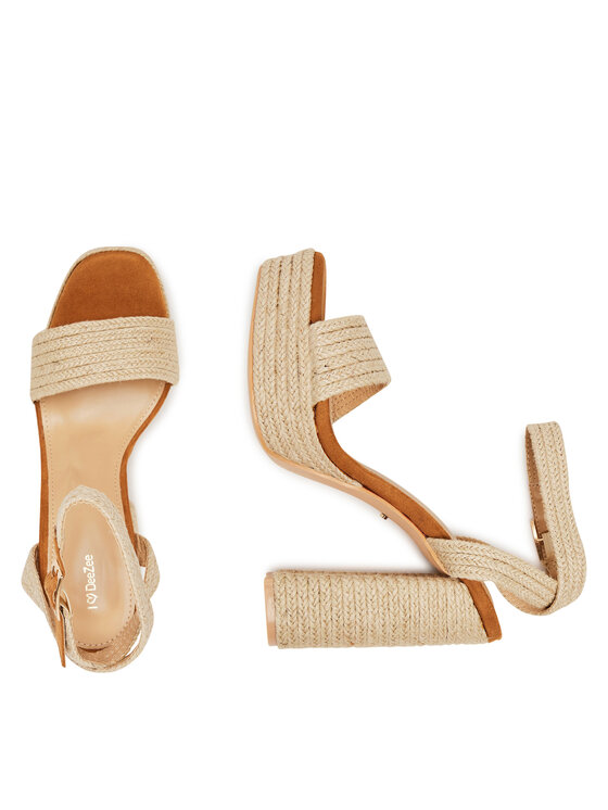 DeeZee Espadrilky DeeZee KL-F20074-36 Béžová