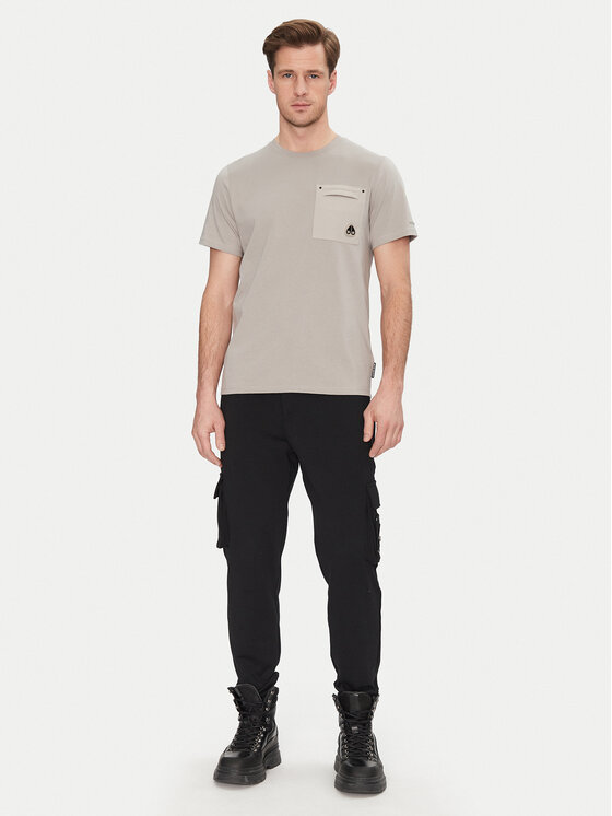 Moose Knuckles Moose Knuckles Футболка Dalon M15MT733 Сірий Regular Fit