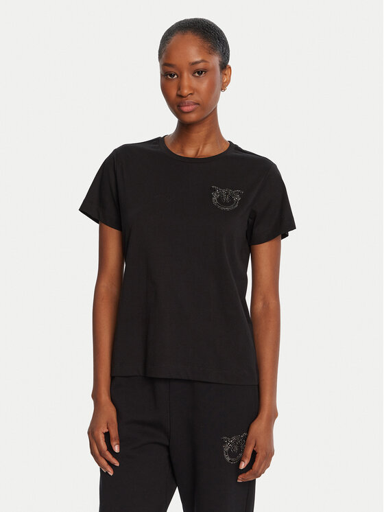 PINKO PINKO Camiseta Nambrone 103320 A2RN Negro Regular Fit
