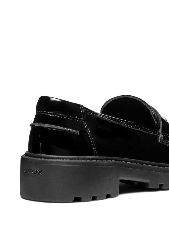 Geox Loafersy Geox Jr Casey J3620C 000HH C9999 D Černá