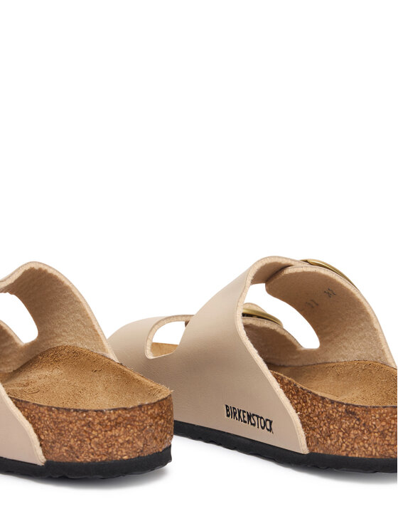 Birkenstock Klapki Birkenstock Arizona Big Buckle 1032518 Kremowy