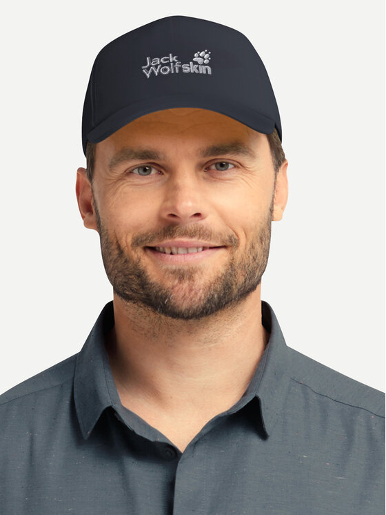 Jack Wolfskin Czapka z daszkiem Jack Wolfskin Baseball Cap A65769 Granatowy