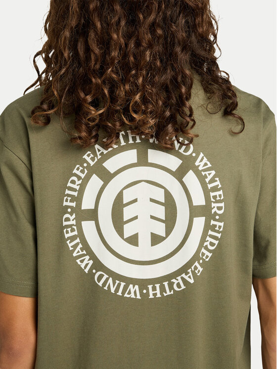 Element Element Camiseta Seal Bp ELYZT00596 Caqui Regular Fit