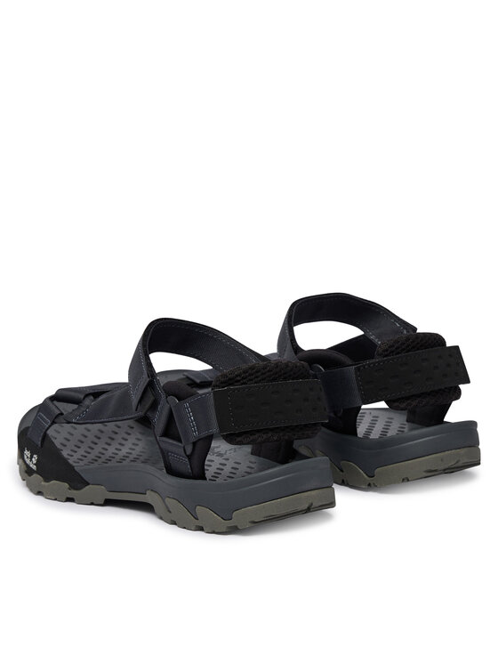 Jack Wolfskin Босоніжки Jack Wolfskin Ridge A65589 Чорний