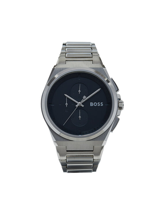 BOSS Годинник Boss Steer 1514048 Срібний