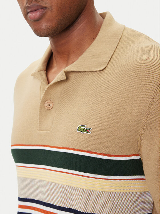 Lacoste Lacoste Polo AH5200 Beis Regular Fit