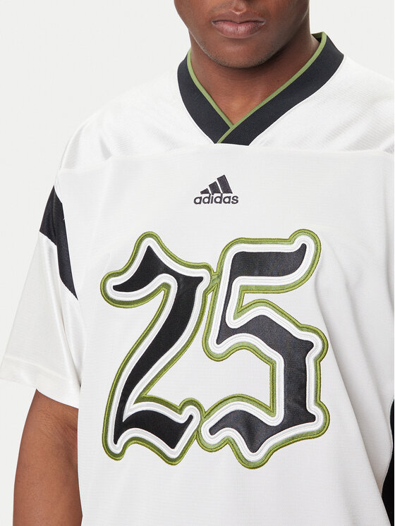 adidas adidas Футболка Football JY2762 Білий Oversize