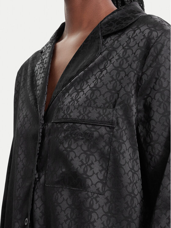 Guess Guess Pidžama O6BX03 W3501 Crna Regular Fit