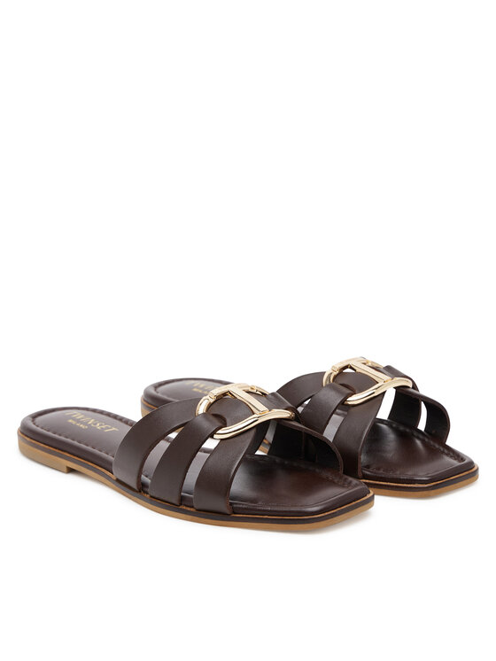 TWINSET Natikače TWINSET 251TGT090 Smeđa