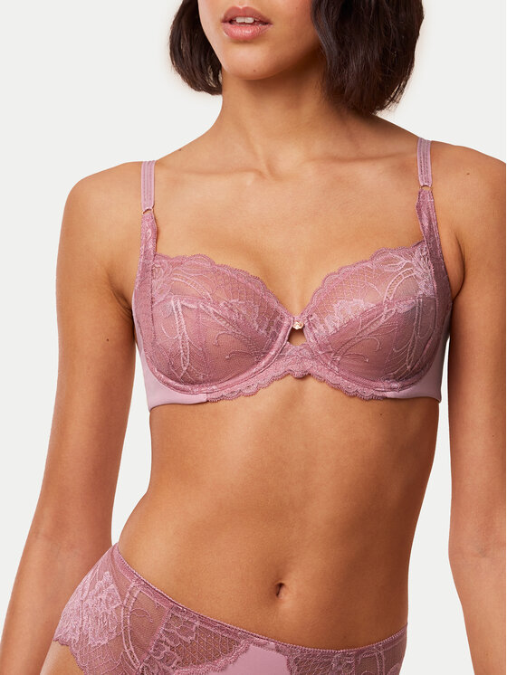 Triumph Triumph Nedrček s kostjo Wild Peony Florale 10209608 Roza