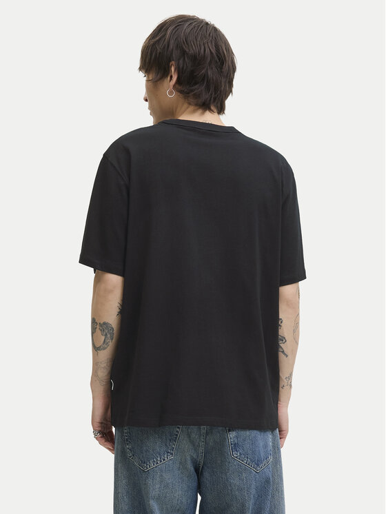 Jack & Jones Jack & Jones Camiseta Meadows Minimal 12283630 Negro Loose Fit