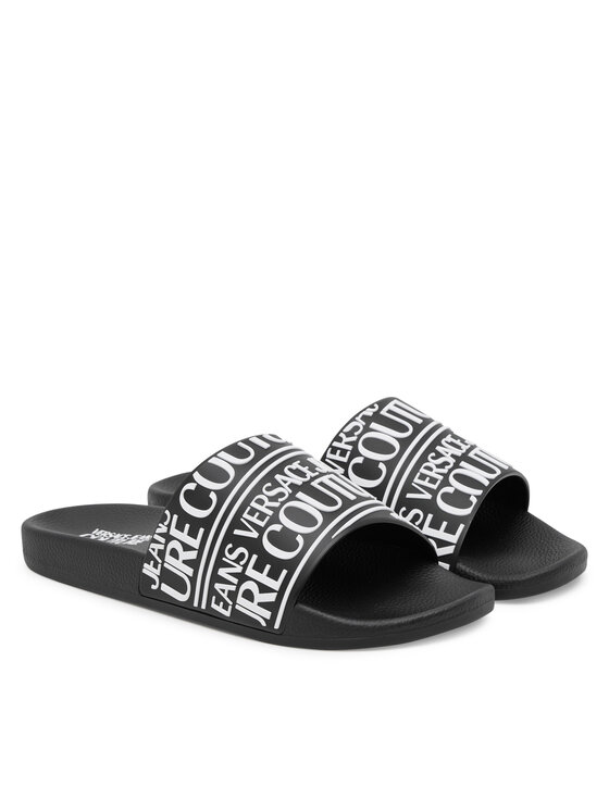 Versace Jeans Couture Шльопанці Versace Jeans Couture 79YA3SQ1 71352 899 Чорний
