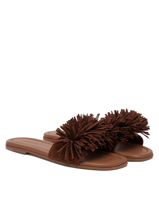 Inuikii Шльопанці Inuikii Fringes Flower 1014.003.0031.150 Коричневий