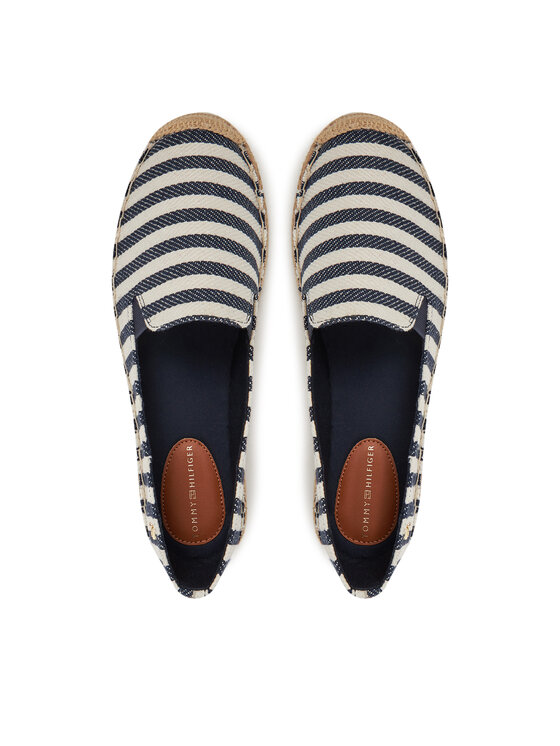 Tommy Hilfiger Espadrilės Tommy Hilfiger Nautical Stripe Espadrille FW0FW08653 Spalvota