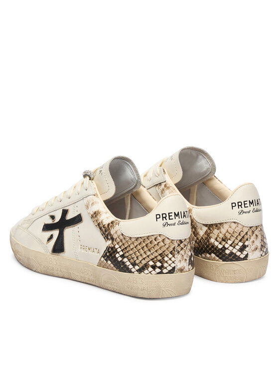 Premiata Sneakersy Premiata Stevend Var 8497 Kremowy