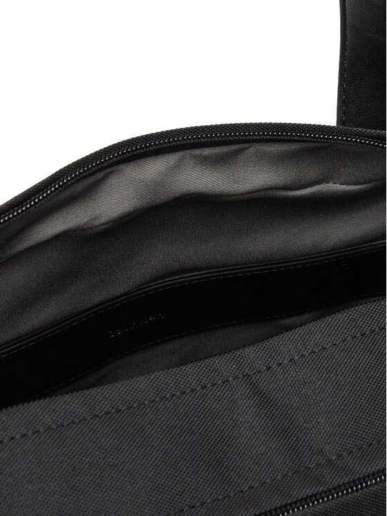 Calvin Klein Taška na laptop Calvin Klein Contrast Commuter Bag LV04D3032G Čierna
