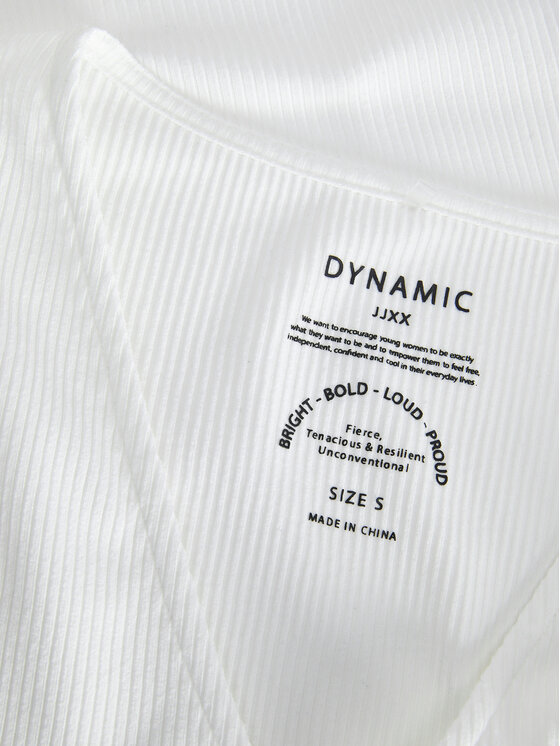 JJXX JJXX T-shirt Hayden 12249361 Bianco Slim Fit