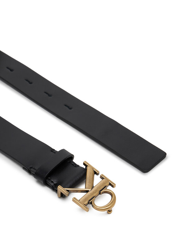 Calvin Klein Jeans Ženski remen Calvin Klein Jeans Monogram Placque Buckle 30Mm LV04K7002G Crna