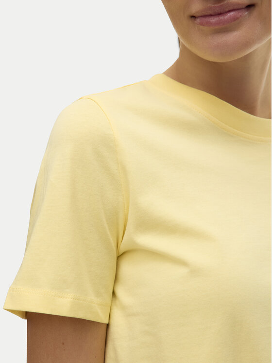 Vero Moda Vero Moda Póló Paulina 10316991 Sárga Regular Fit