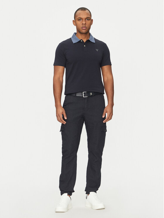 Guess Guess Поло M5GP66 J1314 Голубий Regular Fit