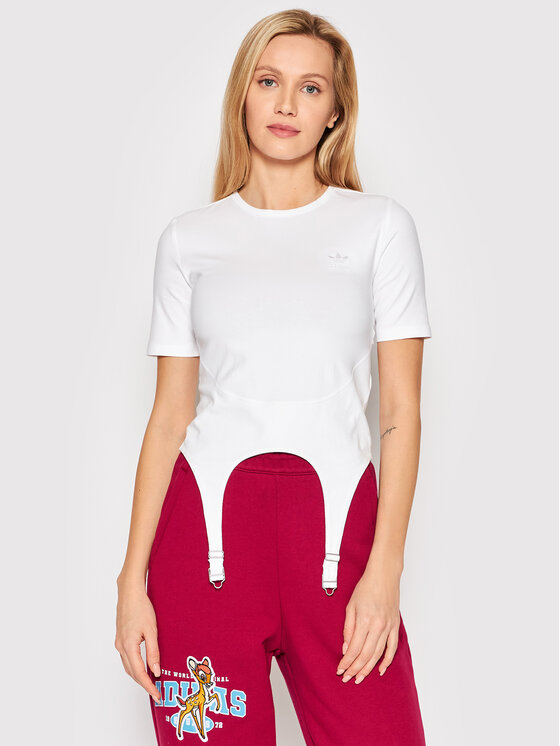 adidas adidas Póló Always Original HF2015 Fehér Tight Fit