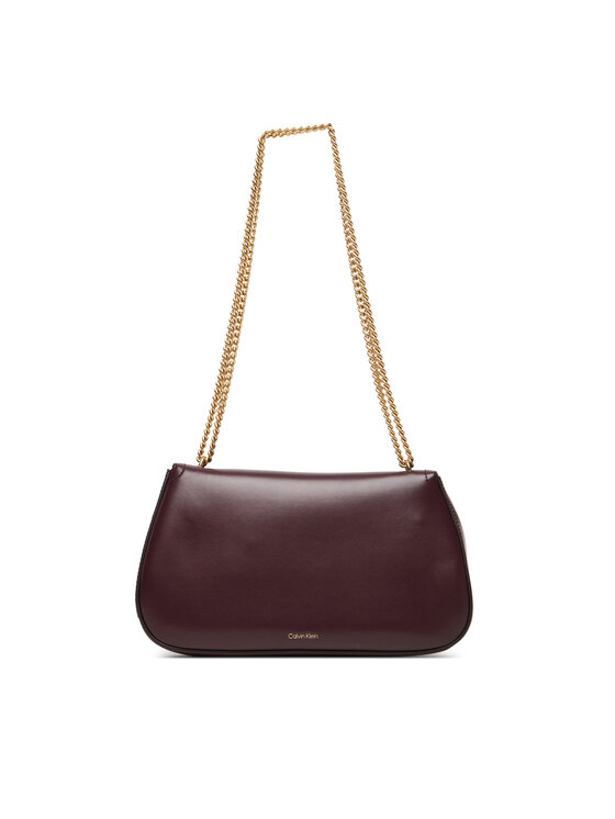 Calvin Klein Borsetta Calvin Klein Ck Convertible Chain Medium Bag LV04F3171G Bordeaux