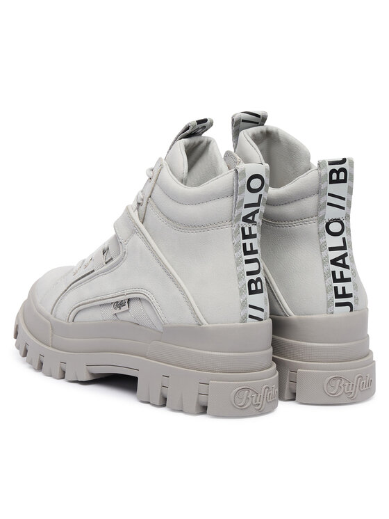 Buffalo Šnurovacia obuv Buffalo Buffalo Aspha NC Mid 1622603 Sivá