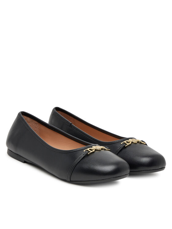 LOVE MOSCHINO Baleríny LOVE MOSCHINO JA11081G1NIE000038 Černá