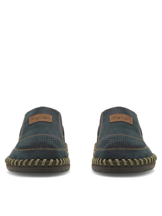Rieker Pantofi Rieker B2466-14 Bleumarin