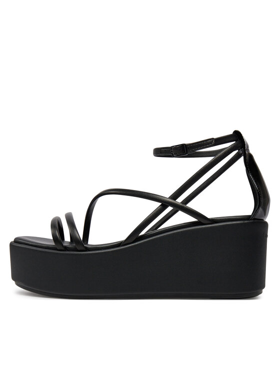 Calvin Klein Sandály Calvin Klein Wedge Sandal 30 Lth HW0HW01949 Černá