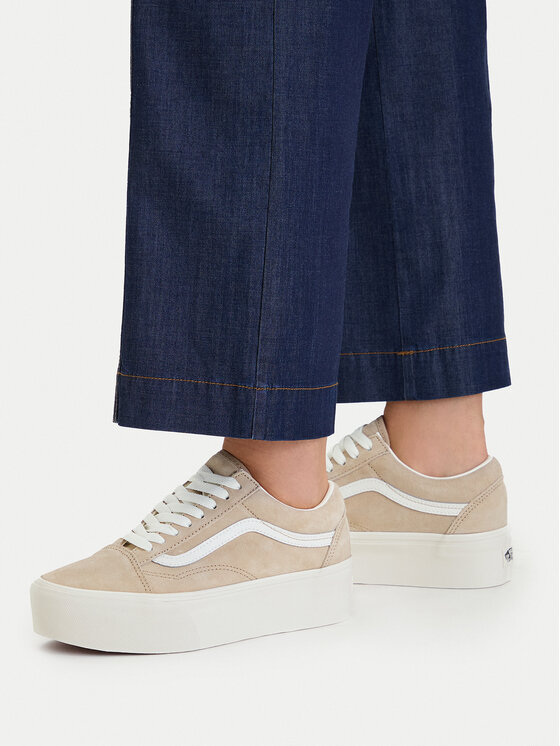 Vans Teniși Vans Old Skool Platform VN0009PZ4MG1 Bej