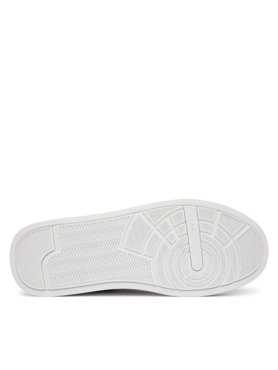 Tommy Hilfiger Sneakers Tommy Hilfiger Th Court Lth Mix Monogram FM0FM06082 Marrone