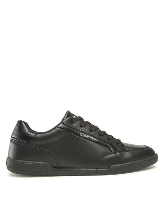 Calvin Klein Snīkeri Calvin Klein Low Top Lace Up Lth HM0HM00821 Melns
