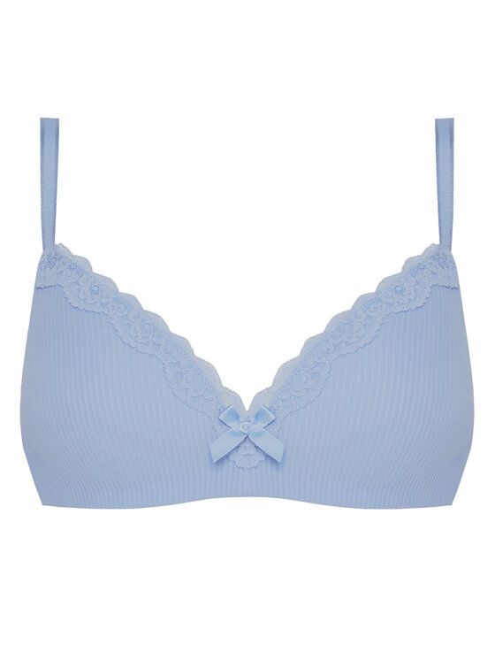 Hunkemöller Hunkemöller Бюстгралтер без кісточок Lola 301081 Блакитний