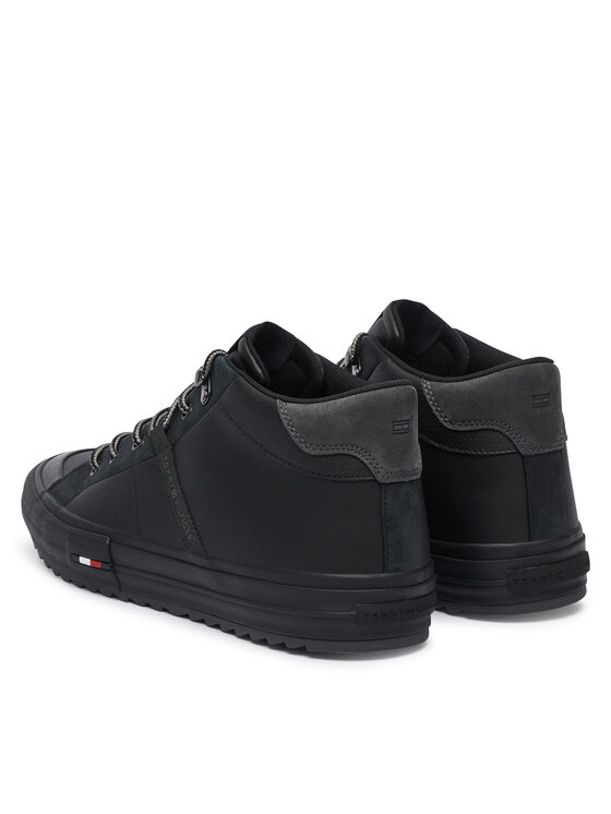 Tommy Hilfiger Sneakers Tommy Hilfiger Harlem Street Cleat Winter FM0FM05954 Nero