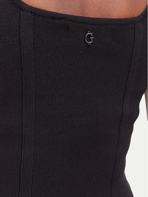 Guess Guess Top W6YZ08 Z0979 Negro Slim Fit